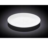 Wilmax Assiette à pain Blanc | Design à bord roulé | Porcelaine | Ø 15 cm | WL-991011/A