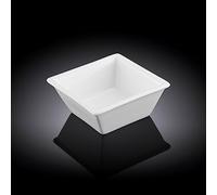 Wilmax Assiette carrée en porcelaine WL-992546/A, blanche, 7,5 cm de longueur, 7,5 cm de largeur, capacité de 90 ml, 1 unité