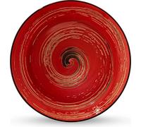 Wilmax Assiette creuse en porcelaine Rouge, 25,5 cm, 350 ml - WL-669227/A