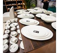 Wilmax Assiette de service ronde creuse 30,5 cm Porcelaine WL-991119/A
