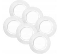 Wilmax Assiette en porcelaine, 18 cm, 6 pièces, WL-880101101/A6