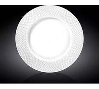 Wilmax assiette en porcelaine, plate, ronde, 28 cm, WL-880117/A