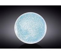 Wilmax Assiette plate coupe, 21 cm, Bleu corail - WL-671603/A