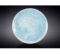 Wilmax Assiette plate coupe, 25 cm, Bleu corail - WL-671605/A