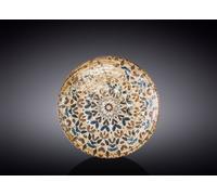 Wilmax Assiette plate Coupe en porcelaine, ronde, 17 cm, décor graphique, WL-671901/A