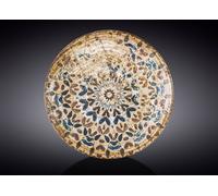 Wilmax Assiette plate Coupe en porcelaine, ronde, 25 cm, décor graphique, WL-671905/A