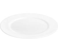 Wilmax Assiette plate en porcelaine, 25,5 cm, Blanc - WL-991180/A