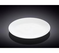 Wilmax Assiette plate en porcelaine, 25,5 cm, Blanc - WL-991249/A