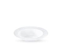 Wilmax - Assiettes - 6 pièces - Ø 22,5 cm - Assiettes creuses en porcelaine blanche - plates - Lavables au lave-vaisselle - Assiettes creuse, à dessert - Emballées dans un élégant coffret cadeau