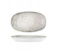 Wilmax - Assiettes décoratives - 1 pièce - 30,5 x 18 cm - Assiette de service ovale en porcelaine - Plate - Lavable au lave-vaisselle - Assiette à petit-déjeuner - Assiette à dessert