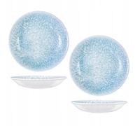 Wilmax - Assiettes décoratives - 2 pièces - Ø23cm - à dessert en porcelaine - Plate - Lavables au lave-vaisselle - à petit-déjeuner - Assiettes à dessert