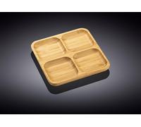 Wilmax Bol carré en bambou 22 x 22 cm WL-771220/A