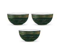 Wilmax - Bol SPIRAL - lot de 3 - Saladier - bols à soupe - bols à céréales - bol en porcelaine - résistant aux rayures - pour un usage domestique - diamètre : 14 cm - capacité : 600 ml