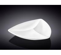 Wilmax bol triangulaire fendu, porcelaine, 24 cm, WL-992585/A