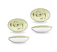 Wilmax - Bols SPIRAL - 2 pièces - Set de bols - Design moderne - Pratique - Polyvalent - En porcelaine - Émaillé - Lave-vaisselle - Micro-ondes - Dimensions : 25 x 16,5 x 6 cm