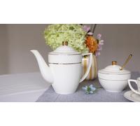 Wilmax cafetière avec ornementation dorée - 750 ml - Design élégant-WL-880102458/A