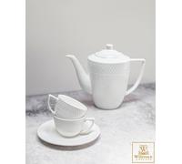 Wilmax Cafetière en porcelaine 750 ml blanc WL-880111/1C