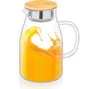 Wilmax Carafe 1,9 litre avec couvercle en bambou WL-888216/A