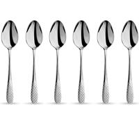 Wilmax Ensemble de cuillères à dessert 6 pièces 19 cm Acier inoxydable - WL-999207/6C