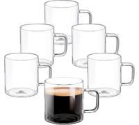 Wilmax gobelet à café en verre, set de 6, 500 ml borosilicate WL-888608/A6