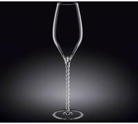 Wilmax Lot de 2 flûtes à champagne 300 ml, verre cristallin WL-888104/2C