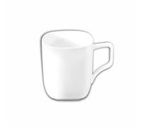 Wilmax Lot de 2 tasses à thé et à café, en porcelaine, pour thé, café, cappuccino, avec poignées, pour bureau et maison, blanches, coffret cadeau, 470 ml
