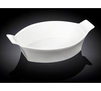 Wilmax moule ovale 22 cm en porcelaine, résistant à la chaleur - WL-997009/A