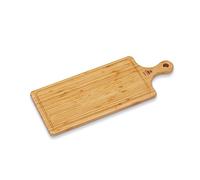 WILMAX - Planche de service longue avec poignée - 87 x 20 cm - Plateau en bois - Plateau de service en bambou - Planche à découper - Planche à fromage - Planche à fromage - Planche à petit-déjeuner