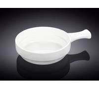 Wilmax plat à four avec poignée - 450 ml - Résistant à la chaleur et au four - Blanc - WL-997013/A