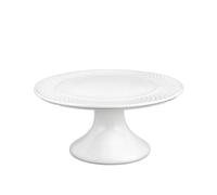 Wilmax - Plat à gâteau avec pied en porcelaine - Plat à gâteau pour décorer, gâteaux - Support à gâteau - blanc - Assiette à gâteau - Support à gâteau