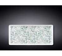 Wilmax Plat de service rectangulaire, 33 x 15 cm, Olive Green - WL-671553/A