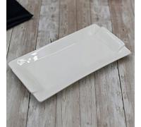 Wilmax plat en porcelaine, rectangulaire, 29,5 x 15 cm, WL-992646/A