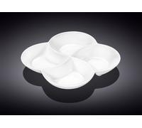 Wilmax plat partagé, carré, 22 x 22 cm, WL-992649/A