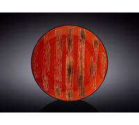 Wilmax Plat rond 23 cm - Porcelaine de haute qualité en rouge - WL-668213/A