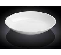 Wilmax Plat rond profond en porcelaine 25,5 cm pour salades WL-991118/A
