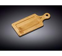 Wilmax plateau de service bambou, 17 x 7 cm, durable & recyclable - WL-771002/A