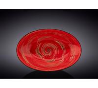 Wilmax Porcelaine Bol ovale 30 cm rouge WL-669241/A