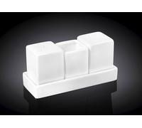 Wilmax salière et poivrière - Blanc - Design élégant - WL-996118/1C