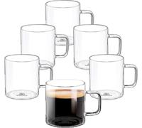 Wilmax set de 6 gobelets 200 ml en verre WL-888604/A6