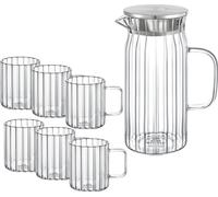Wilmax set de verres & carafes, 6 verres & 1 carafe, WL-888219/A-888616/A6