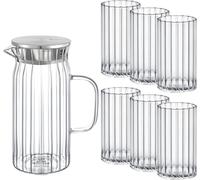 Wilmax set de verres & carafes, 6 verres & 1 carafe, WL-888219/A-888624/A6