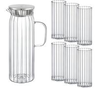 Wilmax set de verres & carafes, 6 verres & 1 carafe, WL-888220/A-888626/A6