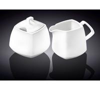 Wilmax set sucre & lait en porcelaine, 2 pièces, en boîte cadeau WL-995028/2C