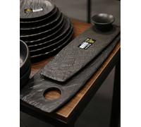 Wilmax SlateStone plat à servir et à sauce Porcelaine, WL-661132/A2-WL-661134/A2