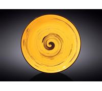 Wilmax SPIRAL Assiette ronde 25 cm jaune anti-rayures WL-669414/A2