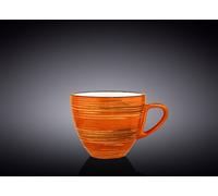 Wilmax tasse à café, 300 ml, orange, porcelaine, WL-669336/A