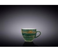 Wilmax tasse à expresso, 110 ml, Vert, Porcelaine, WL-669534/A