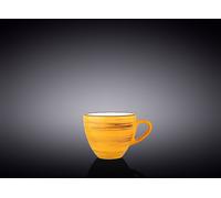 Wilmax tasse à expresso, 75 ml, jaune, porcelaine, WL-669433/A