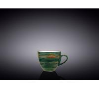 Wilmax tasse à expresso, 75 ml, Vert, Porcelaine, WL-669533/A