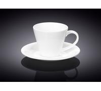 Wilmax Tasses et soucoupes à thé Set 2 pièces 180 ml Porcelaine WL-993004/2C